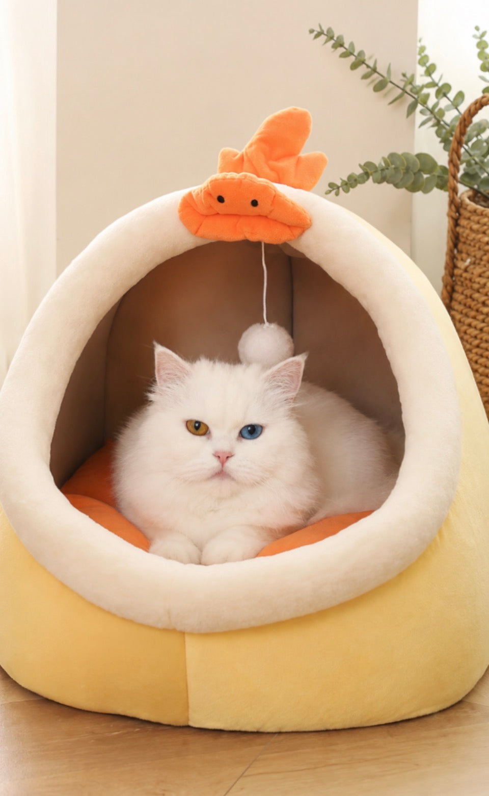 Lunara cave Luxury Cat Bed