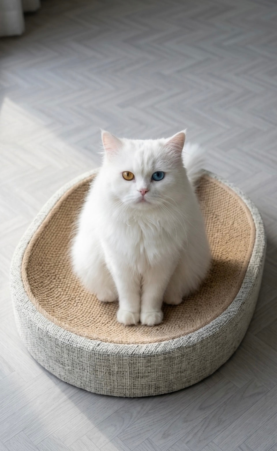 Lunara Scratch Luxury Oval Sisal Cat Scratching Nest