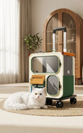 Lunara Roam Cat Carrier with Wheels Ideal for Travel Walking and Camping
