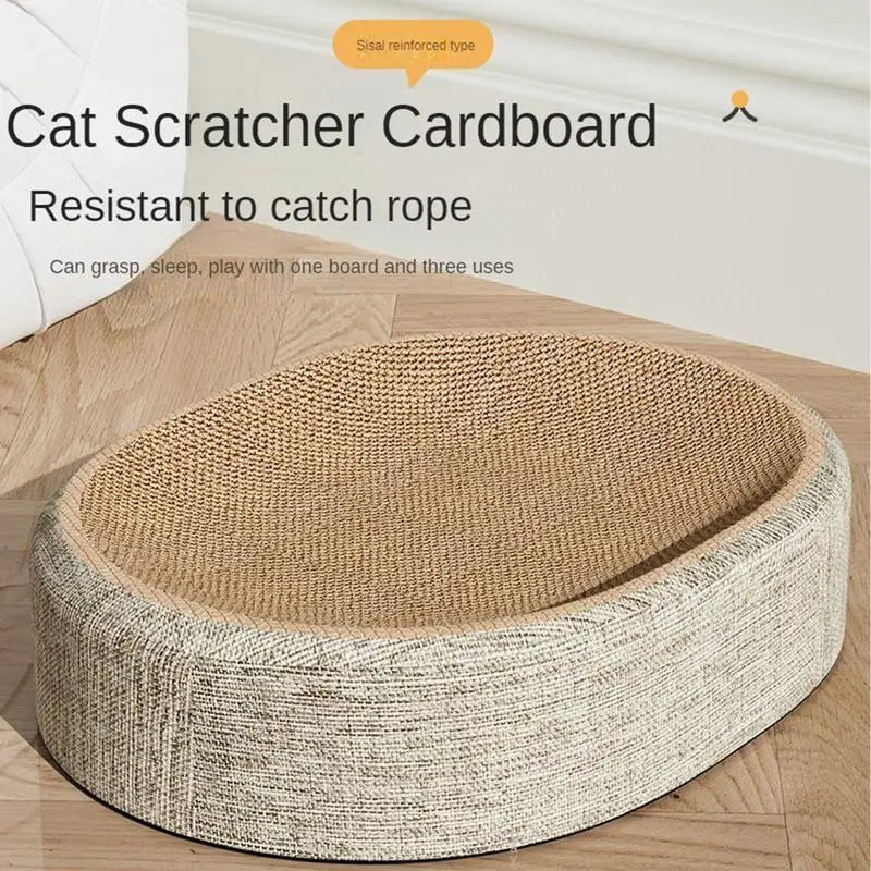 Lunara Scratch Luxury Oval Sisal Cat Scratching Nest