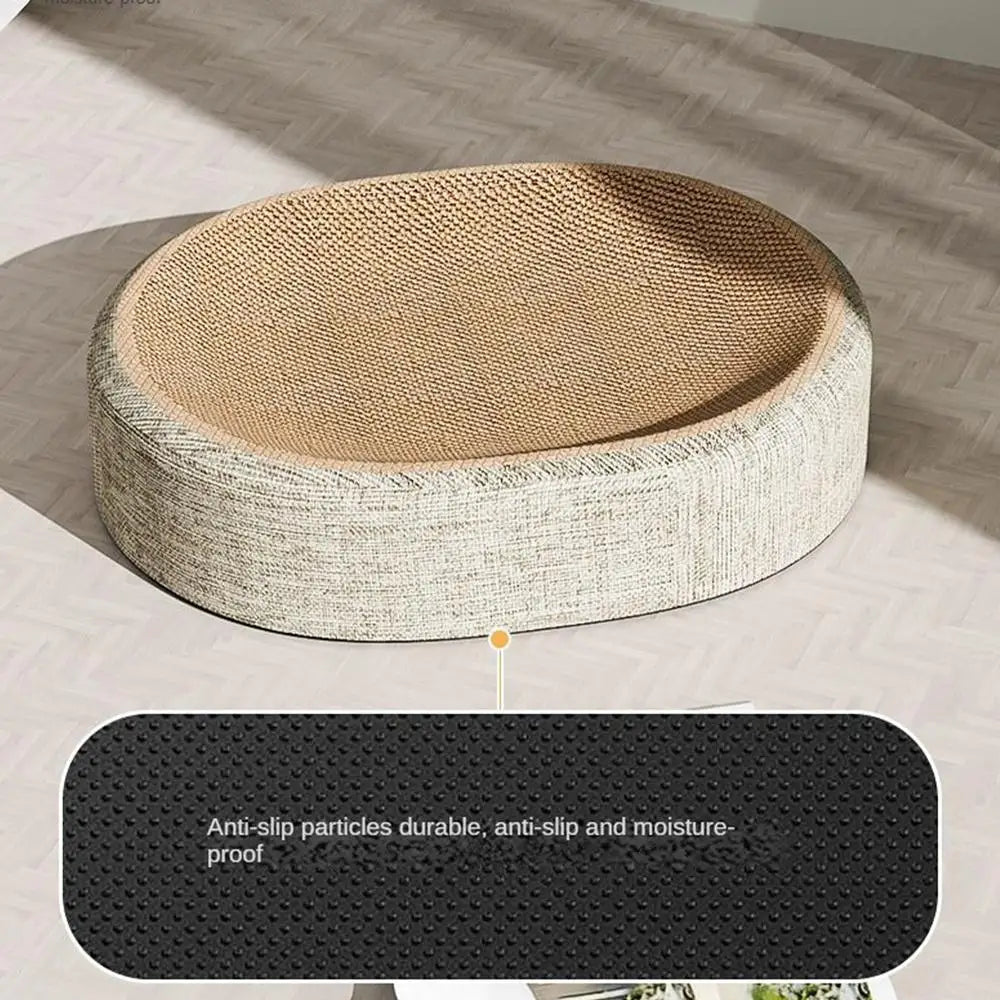 Lunara Scratch Luxury Oval Sisal Cat Scratching Nest