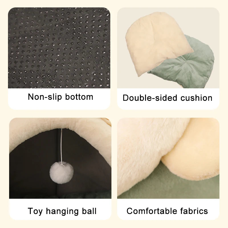 Lunara cave Luxury Cat Bed