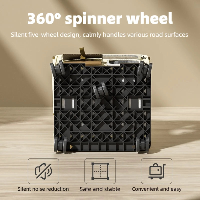 Lunara Roam Cat Carrier with Wheels Ideal for Travel Walking and Camping