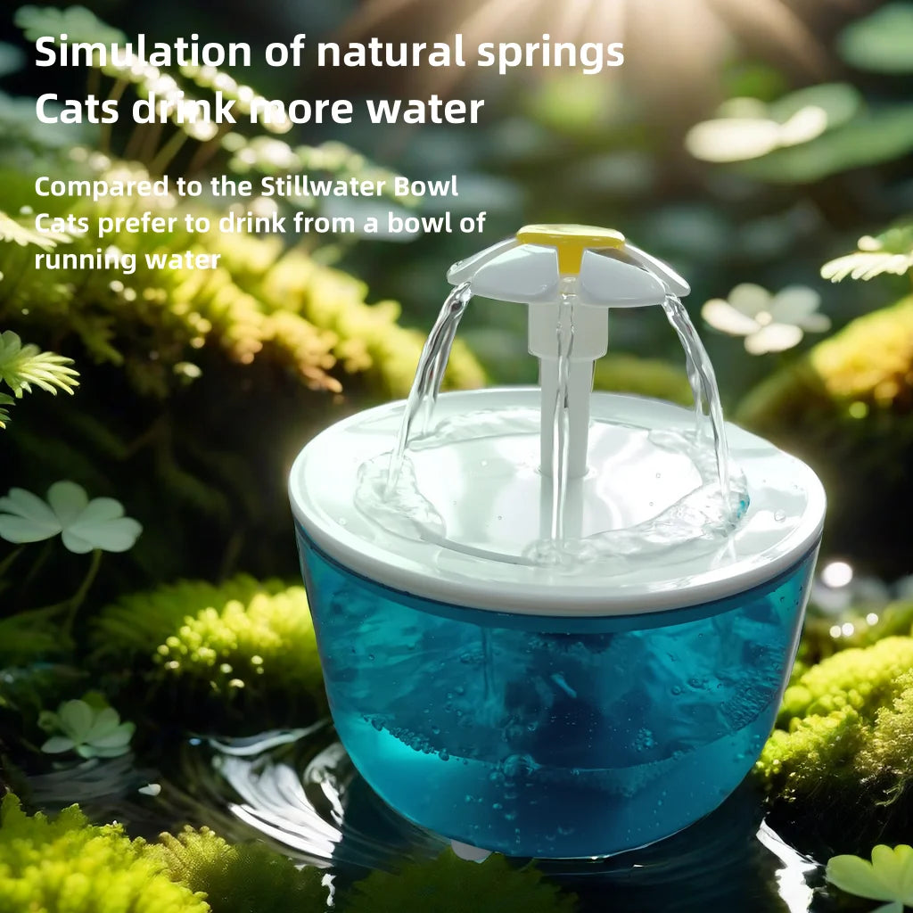 Lunara Flow 1.2L Silent Luxury Cat Water Fountain with Filter