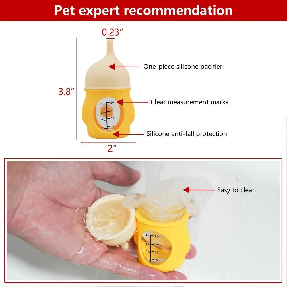 Lunara Feed 20 ML Silicon Kitten Feeding Bottle